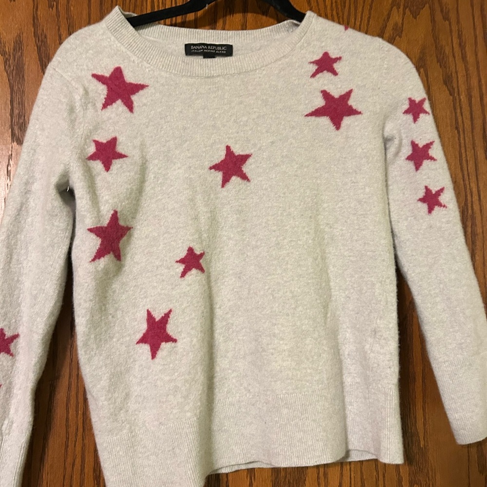 Banana Republic Cream Merino Sweater